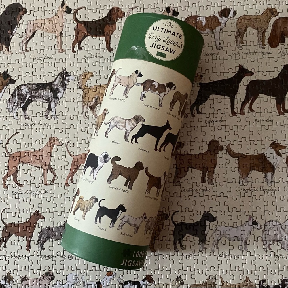 The Ultimate Dog Lover’s Jigsaw Puzzle 1000 Piece Complete